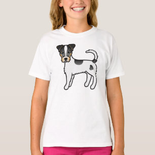 Dreifarbiger rauhaariger Parson-Russell-Terrier-Hu T-Shirt