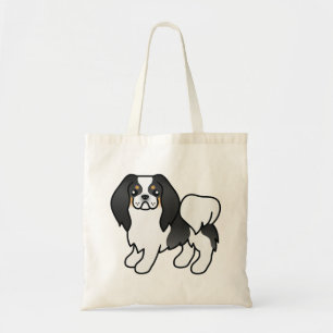Dreifarbiges Japan-Chin Süßer Cartoon-Hund Tragetasche