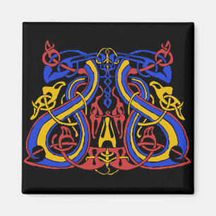 Dreifarbiges Prä-Viking-Magnet Magnet