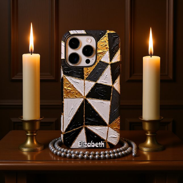 Dreigliedrige Harmonie: Gold Interlace Case-Mate iPhone Hülle (Von Creator hochgeladen)