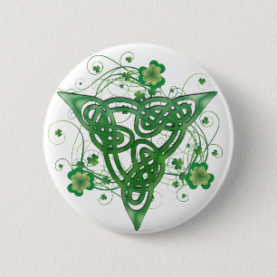 Dreiheitceltic-Klee Button
