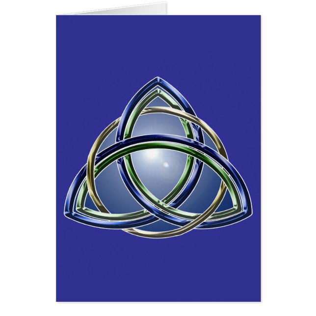 Dreiheits-Knoten-Karte (Vorne)