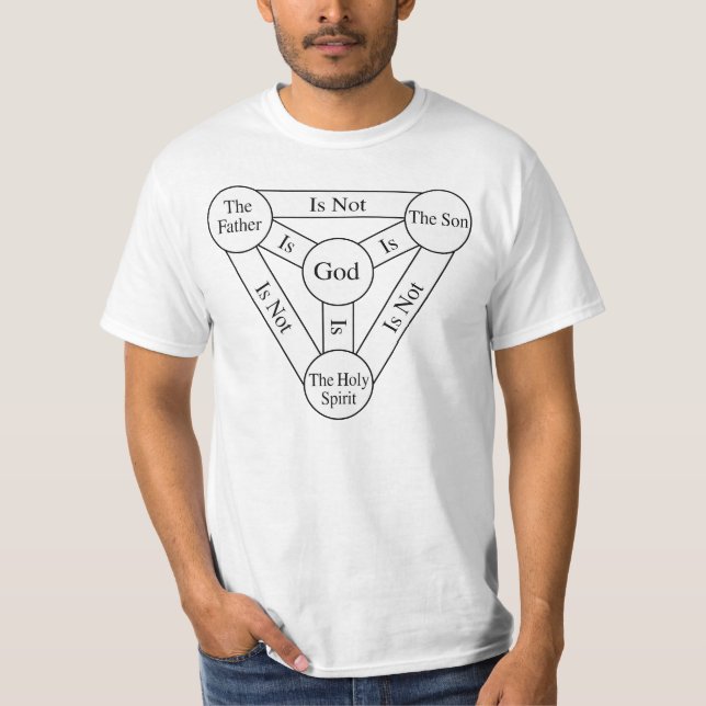 Dreiheits-Schild-Shirt T-Shirt (Vorderseite)
