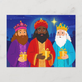 Dreikönigsfest Dreikönigsstern Weihnachtsstern Feiertagspostkarte