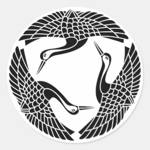 Dreikrankreis Runder Aufkleber