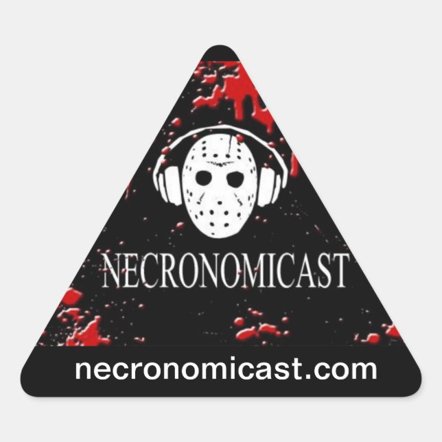 Dreilangaufkleber Dreieckiger Aufkleber (Vorderseite)