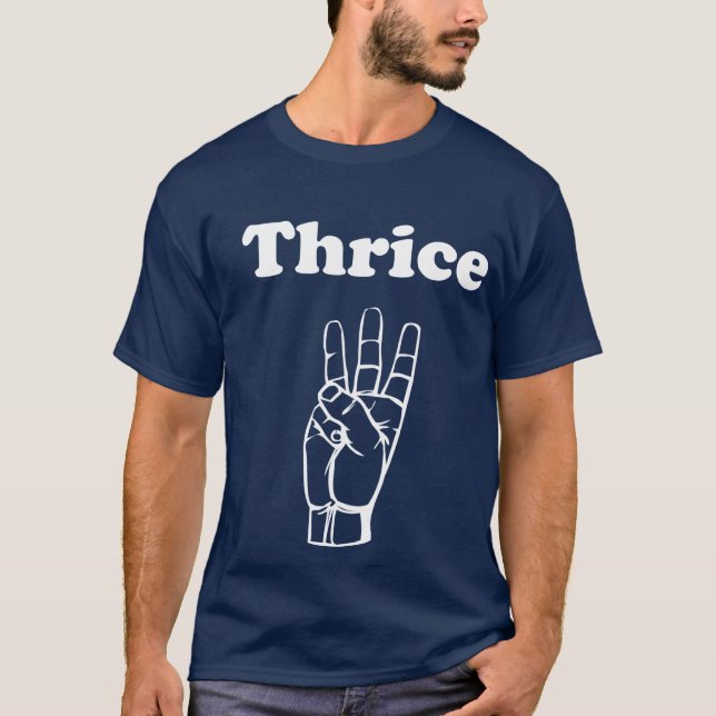 Dreimal T-Shirt (Vorderseite)