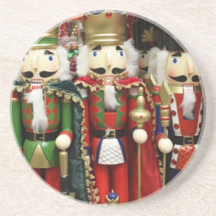 Dreiseitige Cracker - Nutcracker Soldiers Untersetzer