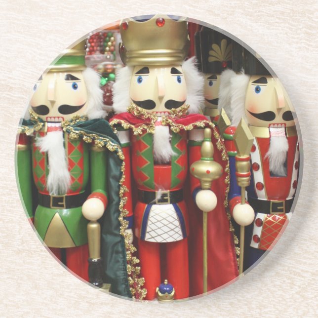 Dreiseitige Cracker - Nutcracker Soldiers Untersetzer (Vorne)