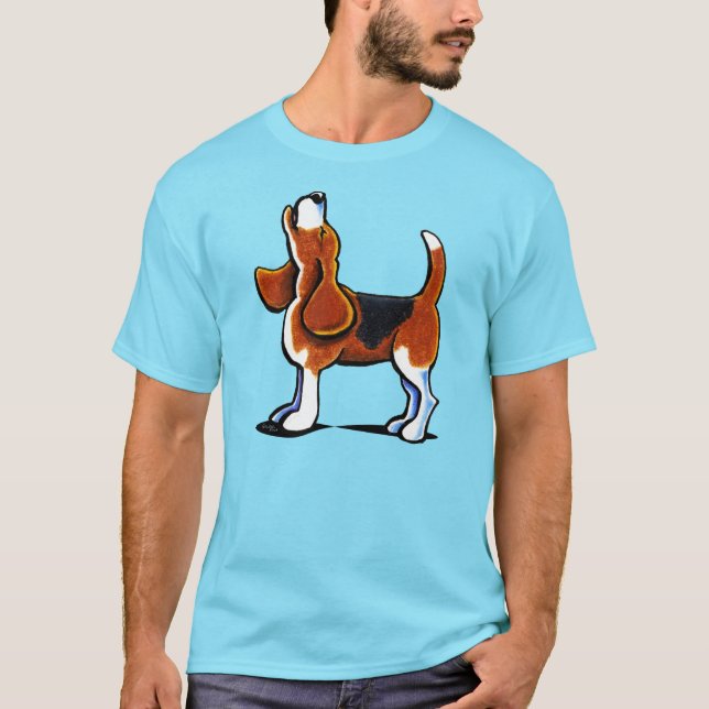Dreisfarben-Beagle-Bucht T-Shirt (Vorderseite)