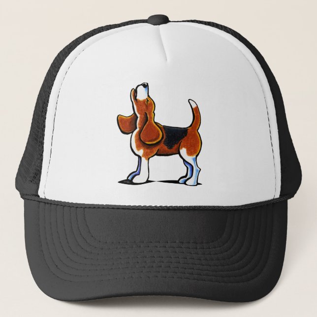 Dreisfarben-Beagle-Bucht Truckerkappe (Vorderseite)
