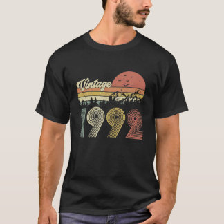 Dreißig Jahre alt Vintag 1992 Retro 30. Geburtstag T-Shirt