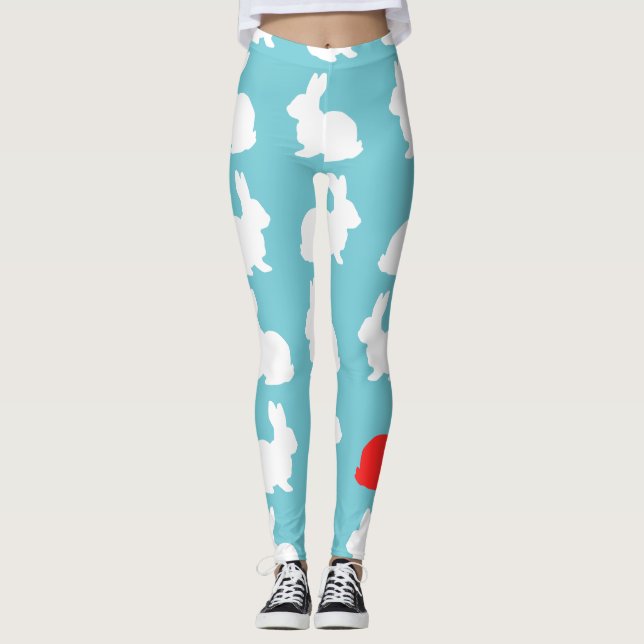 Dreißig Kaninchen-Funky Leggings (Vorderseite)