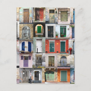 Dreißig Türen Postkarte