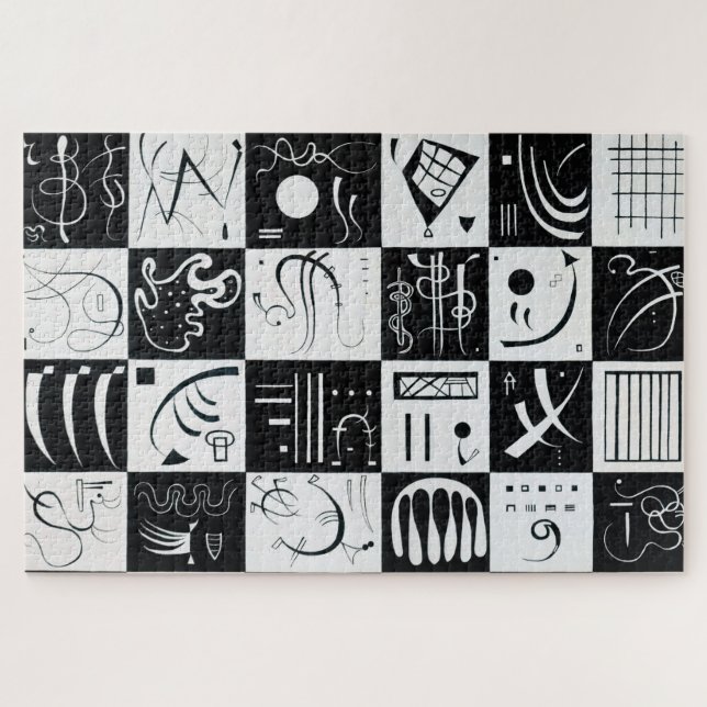 Dreißig von Wassily Kandinsky Puzzle (Horizontal)
