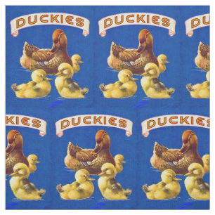 Dreißigerjahre Duckies Druck Stoff