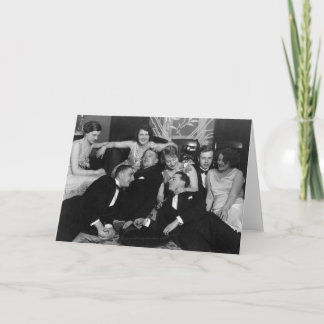 Dreißigerjahre Party Karte