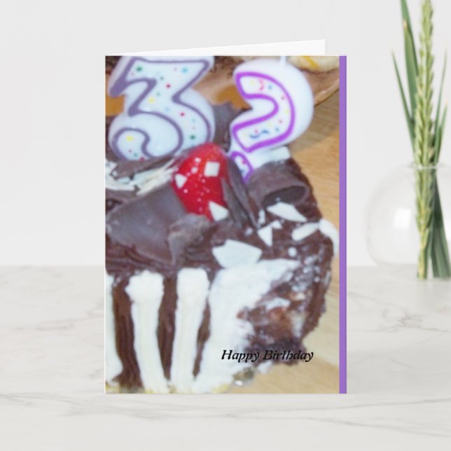 Dreißigmal etwas Geburtstagskarte Karte (Vorderseite)