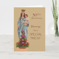 Dreißigste Ordinationsjubiläum mit Maria