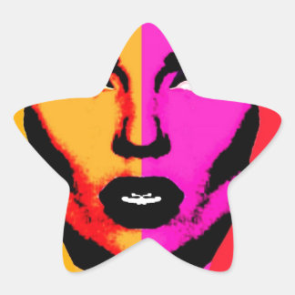 dreiundneunzig Stern-Aufkleber