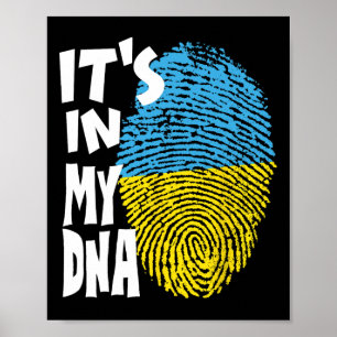 Dreizack Ukraine Ukraine-Flagge Ukrainische Flagge Poster