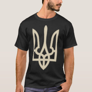 Dreizack-Wappenflagge der Ukraine T-Shirt