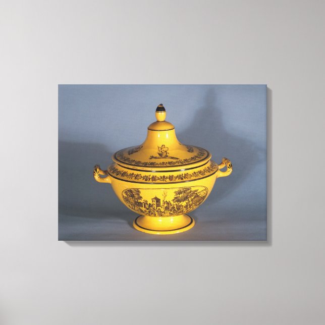 Dreizehn mit Schwarzweißdruck, c.1820 Leinwanddruck (Vorderseite)