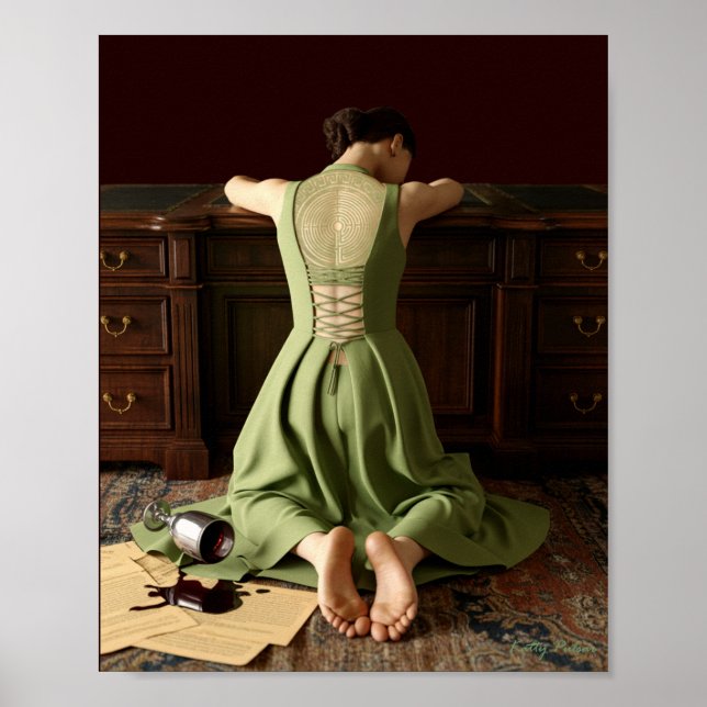 Dreizehn Symbole: Das Labyrinth Poster drucken (Vorne)