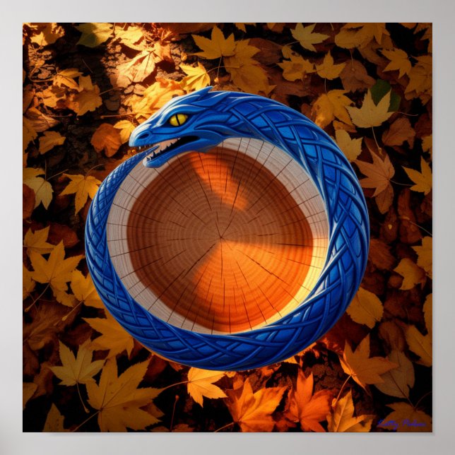 Dreizehn Symbole: Das Ouroboros Poster drucken (Vorne)