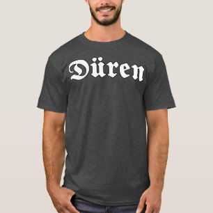 Dren mit gotischem Schriftart geschrieben T-Shirt