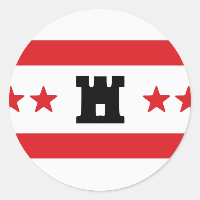 Drenthe, Niederlande Runder Aufkleber (Vorderseite)