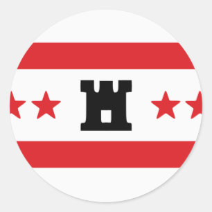 Drenthe, Niederlande Runder Aufkleber