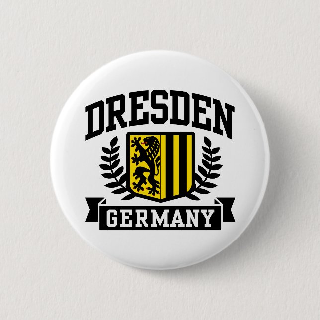 Dresden Deutschland Button (Vorderseite)