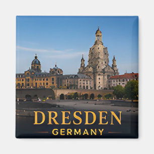 Dresden Deutschland Historische Stadt Reiseziel Magnet
