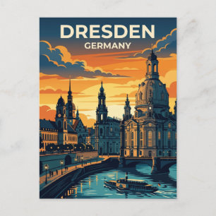 Dresden Deutschland Postkarte