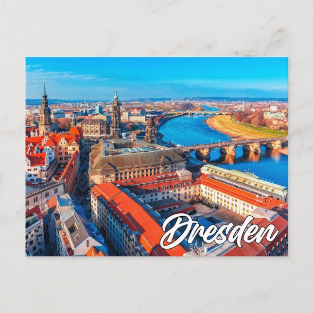 Dresden, Deutschland Postkarte (Vorderseite)