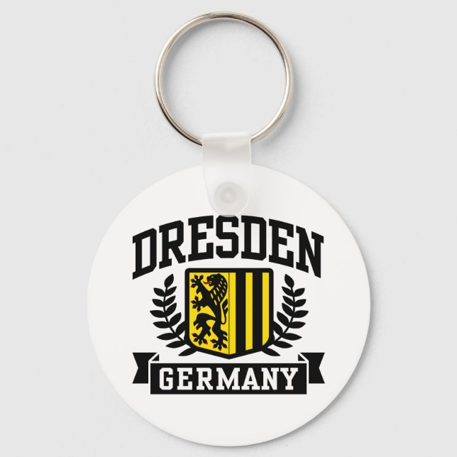 Dresden Deutschland Schlüsselanhänger (Vorderseite)