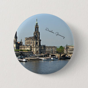 Dresden, Deutschland, Stadtbild Button