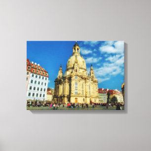 Dresden Frauenkirche Leinwanddruck