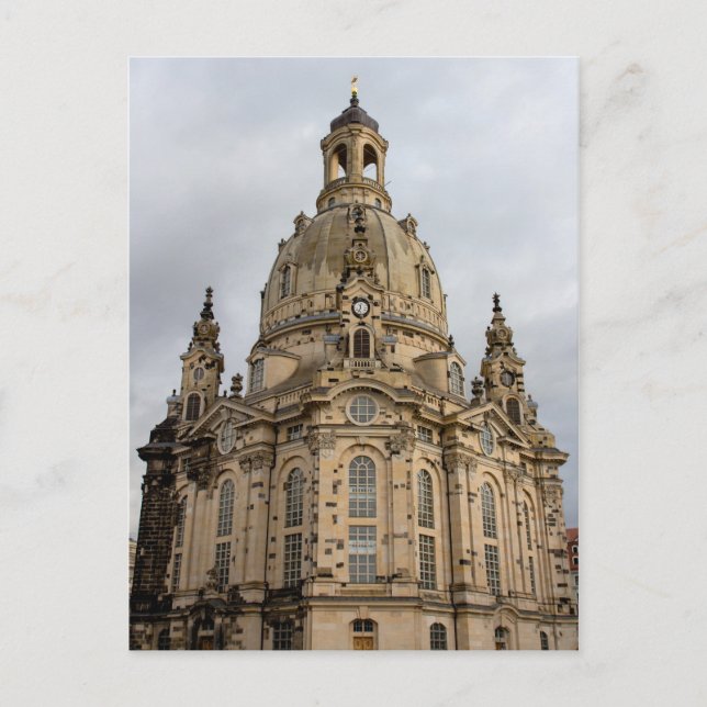 Dresden Frauenkirche Postkarte (Vorderseite)