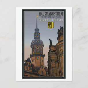 Dresden - Hausmannsturm Postkarte