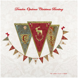 Dresden Opulence Weihnachten Wimpelkette