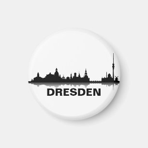 Dresden Skyline Kühlschrank Magnet