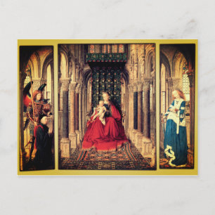 Dresden Triptych (von Jan van Eyck, 1437) Postkarte