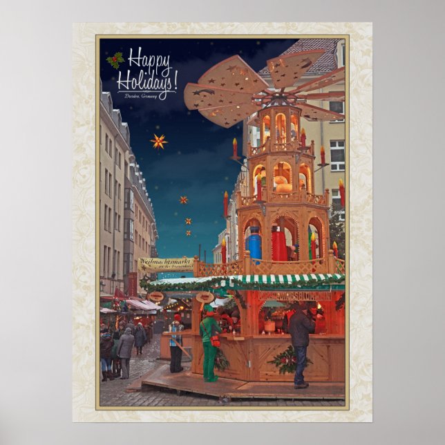 Dresden - Weihnachtsspyramid - HH Poster (Vorne)