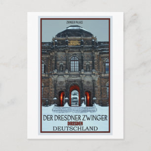 Dresden - Zwingerpalast Winter P Postkarte