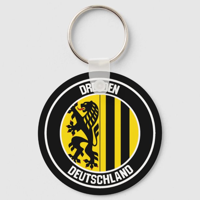 Dresdner RundEmblem Schlüsselanhänger (Vorderseite)