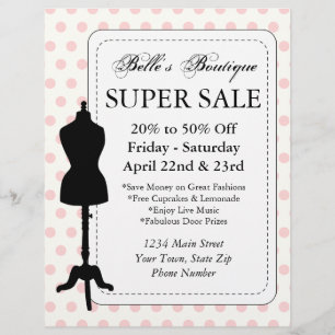 Dress Form Boutique Flyer
