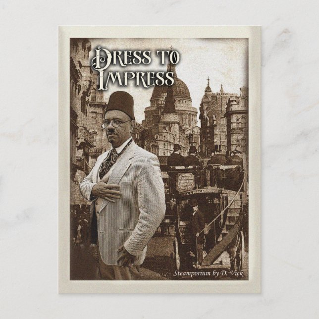Dress to Impressum Postcard Postkarte (Vorderseite)