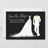 Dress & Tux - Save the Date mit Foto